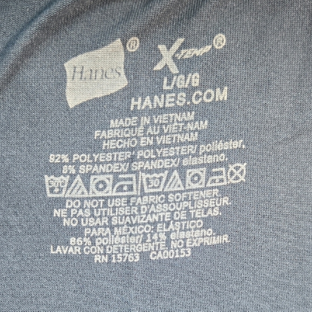 Hanes Blue Boxer Briefs Soft Stretchy Fit - Picture 3 of 4